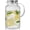 Stripes Clear, variant on Large Glass Pitcher with Lid and Handle, 1 Gallon Water Pitcher for Fridge, Glass Carafe for Hot/Cold Water, Iced Tea Jug for Coffee, Juice and Homemade Beverage