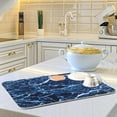 thumbnail image 6 of Super Absorbent Dish Drying Mat, Microfiber Fast-Drying Dish Mat, 24" x 18, Kitchen Dish Drying Pad, Navy Blue Marble\u2026, 6 of 7
