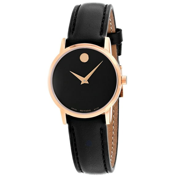 Movado Women's Museum Black Dial Watch - 607276