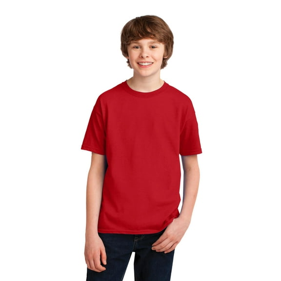 Gildan Boy's Short Sleeve 100 Percent Polyester T-Shirt - 42000B