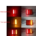 thumbnail image 6 of 2Pcs Waterproof LED Tail Lights Rear Lamps Pair Boat Trailer Rear Parts for Truck Vans Lorry Caravans Car Lighting, 6 of 6