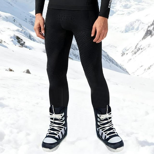 Ceisia Men High Elastic Yoga Sports Pants Solid Color Pocket Breathable Gift Running Cycling Trousers