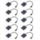 thumbnail image 1 of 10X USB-C USB3.1 Tipo-C Aplicable A Cable Adaptador VGA Macho A VGA Hembra Convertidor de Transferencia de Video 1080P Adecuado para 12 Pulgadas, 1 of 8
