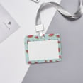 thumbnail image 6 of Zufioo Watermelon Print Work Badge Protective Case, Waterproof Lanyard, Badge Transparent Clip, Suitable for Induction Card Badge Swipe Credit Card, 6 of 7