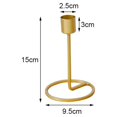 thumbnail image 4 of CNKOO Candle Holder Single Head Iron 3D Geometric Candlestick Romantic Table Decor;Candle Holder Single Head Iron 3D Geometric Candlestick Table Decor, 4 of 8