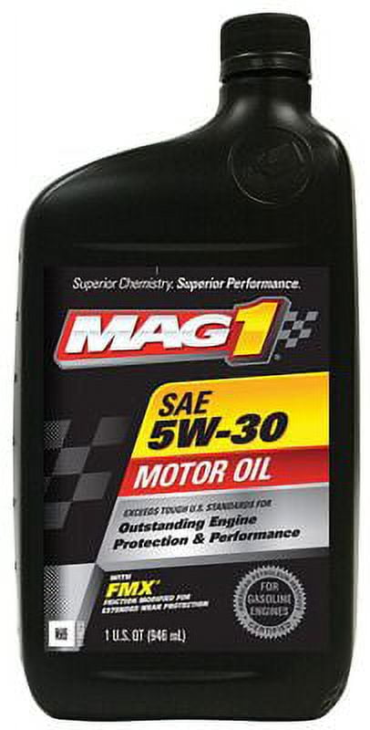 Mag 1 Engine Oil,5W-20,Synthetic Blend,1qt MAG62943 - Walmart.com