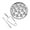 Plate with tool, variant on Baoblaze Escargot Baking Dish Plate Kitchen Tools Mini Pancakes Maker Sturdy Takoyaki Pan