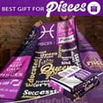 thumbnail image 6 of Pisces Gifts, Pisces Gifts for Women, Pisces Blanket, Pisces Gift, Gifts for Pisces Women, The Pisces Throw Blanket Zodiac Astrology Gifts 60"X50", 6 of 6