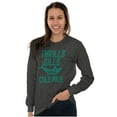 thumbnail image 5 of Fishing Beer Drinkers Funny Joke Cool Unisex Plus Size Long Sleeve Shirt Brisco Brands 4X, 5 of 6
