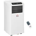 thumbnail image 2 of Portable Air Conditioner HOMCOM 8000 BTU Mobile Portable Air Conditioner with Cooling, Dehumidifier, Ventilating, Remote Control, 24-Hour Timer, Portable AC Unit for Bedroom, Living Room, Home Office, 2 of 10