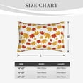 thumbnail image 4 of Naloa Maple Leaf Pillowcase, Throw Pillowcase, Wrinkle-Free, Stain-Resistant with Hidden Zipper for Bedroom Sofa-20"x30", 4 of 6