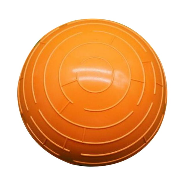 Pierre d'Équilibre Demi-Cercle Marches Enfants Pierre de Saut Jeu Intérieur Extérieur pour Orange
