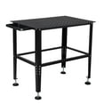 thumbnail image 2 of Huloretions Welding Table 36"x24", 5/8-inch Fixture Holes Steel Welding Workbench Table, 1500lbs Load Capacity Welding Table Portable Work Bench, 2 of 7
