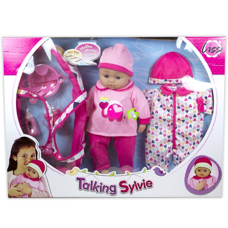 Lissi 16-Inch Talking Baby Doll Sylvie with Accessories photo 2