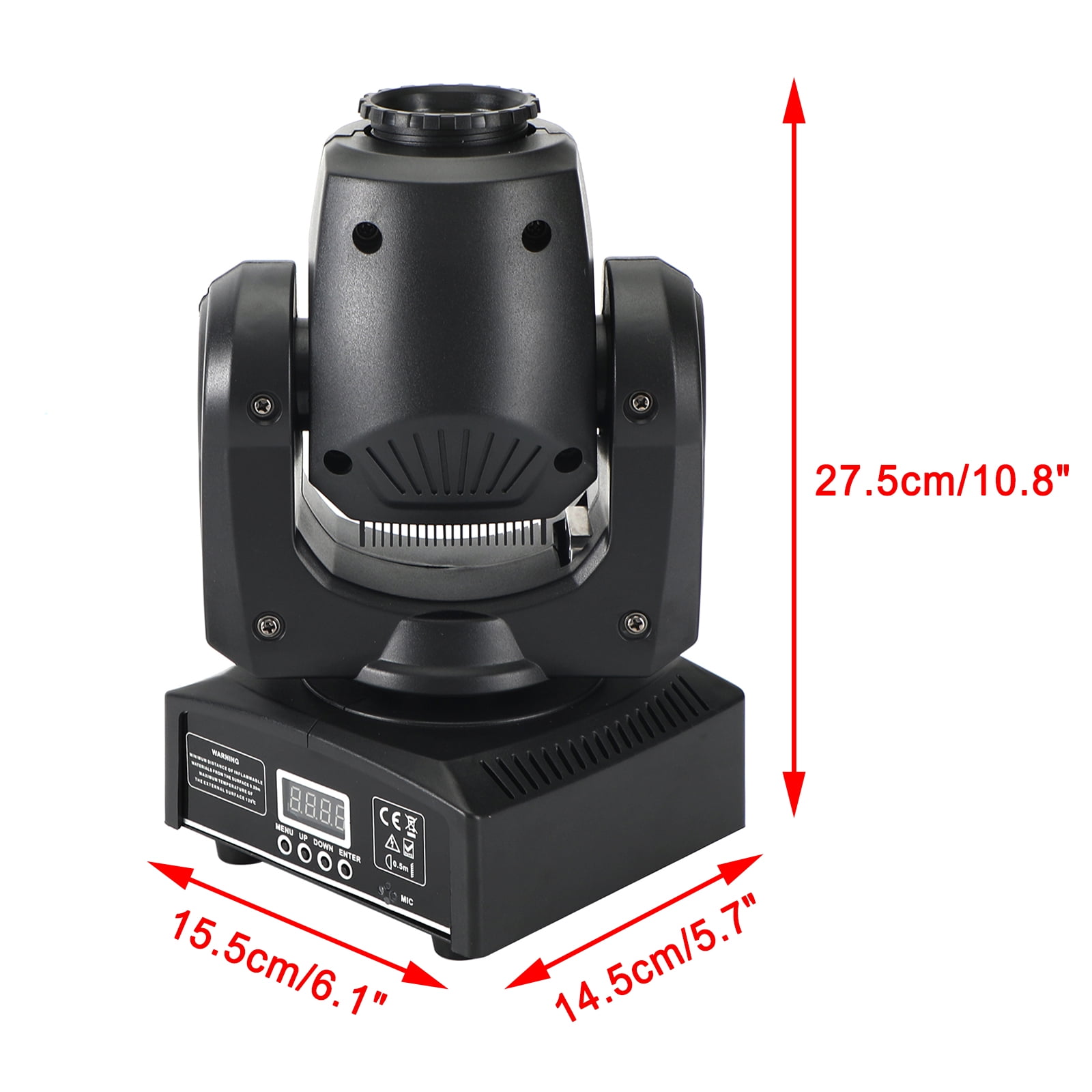 Moving Head 120W 8Gobo Stage Lighting RGBW LED DJ DMX Beam Bar Disco Party Light