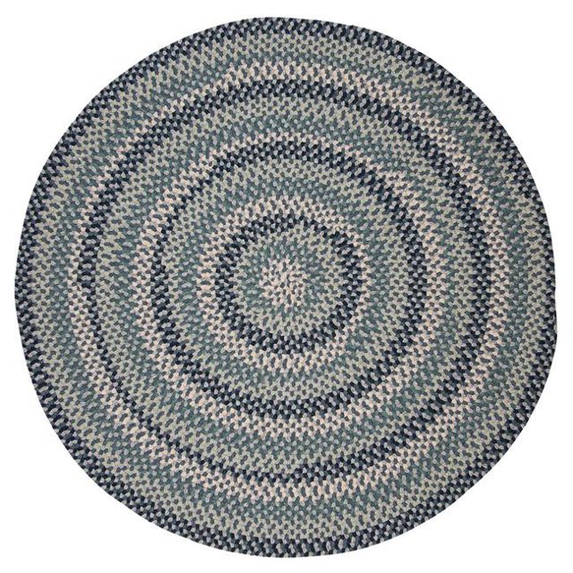 Colonial Mills BC53R084X084 7 ft. Boston Common Round Rug, Capeside Blue