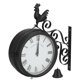 thumbnail image 1 of Reloj de pared Jadeshay decorativo de Hierro forjado retro forma de gallo, 1 of 12