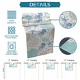thumbnail image 6 of Coral Jellyfish Coastal Table Runner 70 Inches, Blue Summer Nautical Starfish Bed Runner Dresser Scarves Tabletop for Indoor Outdoor Parties/Ceremony/Banquet, 13" x 70", 6 of 9