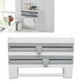 thumbnail image 1 of Cling Film Cutter,  Fixation Cling Film Wrap Dispenser Wall Mount Multifunctional  For Home, 1 of 9