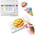 thumbnail image 2 of Magic Puffy Paint Kit for Kids, Magic Foam Texture Painting Paper, 3D Drawing Canvas Sponge, DIY Bubble Drawing Pens Art Supplies (Square), 2 of 10