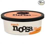 Noosa Yoghurt, Peach, 8 Ounce (Pack of 12)