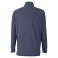 thumbnail image 5 of CORE365 CE405 Men's Fusion ChromaSoft™ Pique Quarter-Zip Pullover-Classic Navy Heather-S, 5 of 6