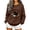 H1078 Brown, variant on SJLDQY Halloween Womens Sweatshirt Long Sleeve Crewneck Sweatshirts for Women Hallowmas Black Cat Graphic Fall Winter Casual Pullover Tops