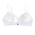 thumbnail image 4 of Women Underwire Bikini Top Swimsuit Top Bra Padded Bathing Suit 2026 Twist Front Swimwear White S, 4 of 4