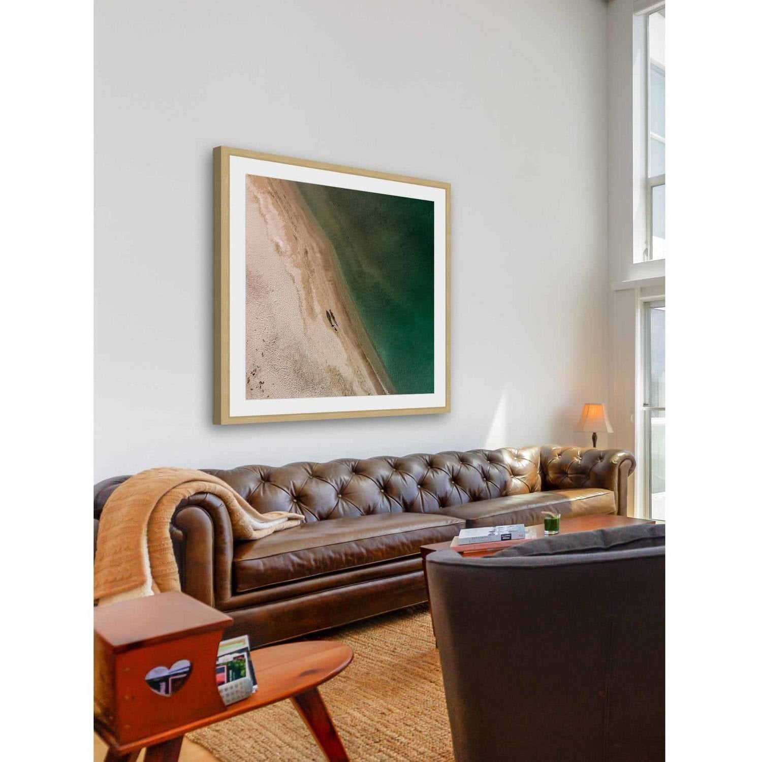 "Beached Whale" Framed Painting Print