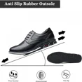 thumbnail image 6 of Men's Casual Dress Shoes Classic Leather Business Office Derby Shoes Comfortable Fashion Formal Oxford Sneakers, 6 of 7