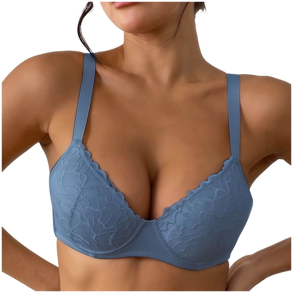 Kukoosong Balconette Bras for Women Fashion Women's Bra Soild Color Underwear Bra Everyday Bra, Sizes M