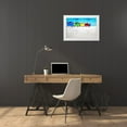 thumbnail image 3 of Curinga, Kim 32x23 White Modern Wood Framed Museum Art Print Titled - Coastal Series #34, 3 of 4