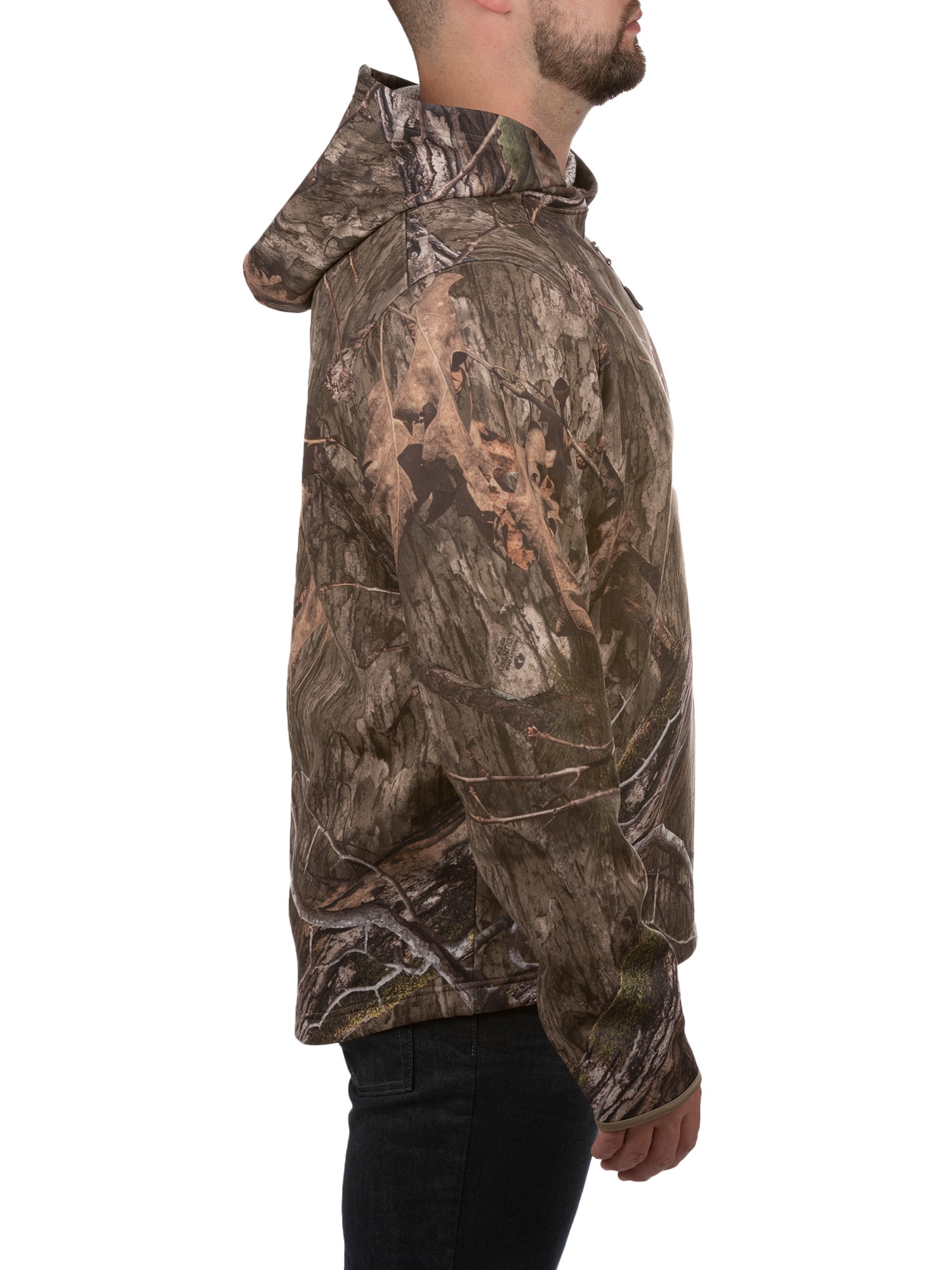Mossy Oak Country DNA Mens Premium Warming Hoodie with Neck Gaiter