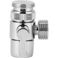 thumbnail image 3 of Brass Switch Valve for Kitchen and Bathroom Sink - Shower Adapter / Diverter M22 x M24 - Polished Chrome, 3 of 4
