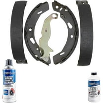 Detroit Axle - Rear Premium Brake Shoes Kit Replacement for 2011-2019 Ford Fiesta - 4pc Set