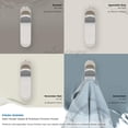 thumbnail image 6 of Amerock Unison Contemporary Single Prong Satin Nickel/Polished Chrome Wall Hook, 6 of 9