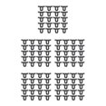 thumbnail image 2 of kurtrusly 20pieces Waterproof Solar Panel Drainage Clips For Easy Installation Save Time And Energy Polymer 35mm 5Set, 2 of 6