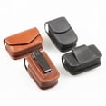 thumbnail image 1 of Estuche para cinturón de uso horizontal Estuche retro de cuero de primera capa para gafas Estuche para gafas de presbicia portátil para hombres y mujeres Estuche real Estuche plegable con espejo de, 1 of 4