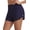 Navy Blue, variant on Women's 3" Swim Shorts High Waisted Board Shorts Quick Dry Bathing Suit Swimsuit Tankini Bottoms with Velcro-sealed Pockets UPF50+ Black XS