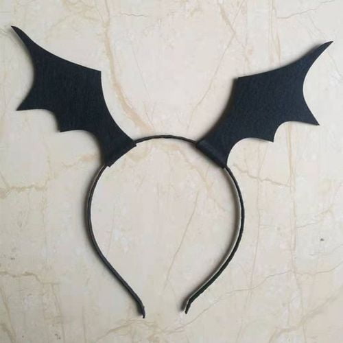 Kaboer KABOER 2Pcs Halloween Headbands, Bat Headband Black Bat Ear