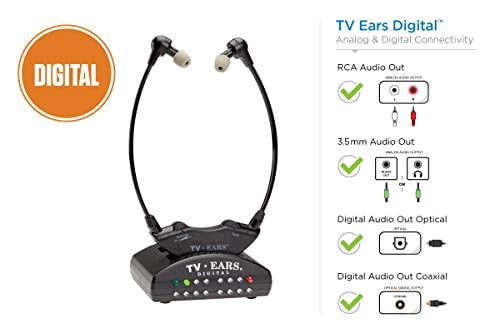 TV Ears Digital Wireless Headset System 