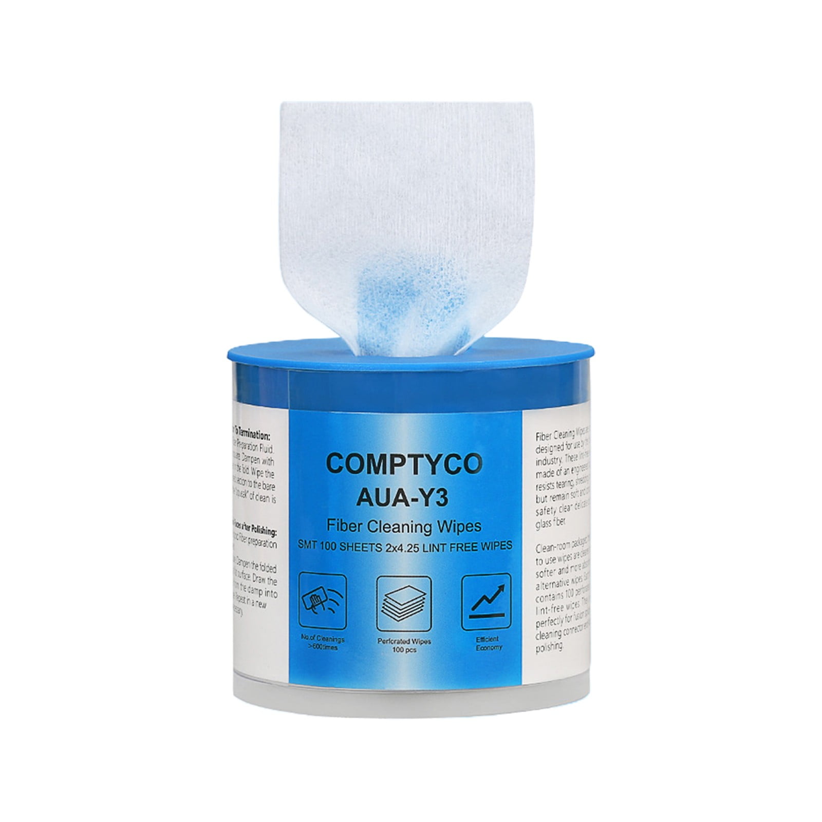 BTOER Cleaning Wipes Wiping Paper 1PC 9.5×5cm Clean Dust-free Fiber Optical Recyclable Time Over 600+ For Instruments