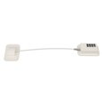 thumbnail image 4 of Cerradura Combinada A Prueba De Bebés, Cerradura De Cable De Seguridad Para Ventana De Acero Inoxidable Multiusos Para Refrigerador Y Refrigerador, 4 of 7