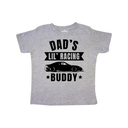 

Inktastic Dads Lil Racing Buddy Gift Toddler Boy or Toddler Girl T-Shirt