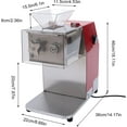 thumbnail image 2 of Miumaeov Meat Cutting Machine Blade Electric Meat Cutter High Capacity Stainless Steel Restaurant Food Cutter for Kitchen Supermarket Lamb Chicken Fish Beef Red, 2 of 11
