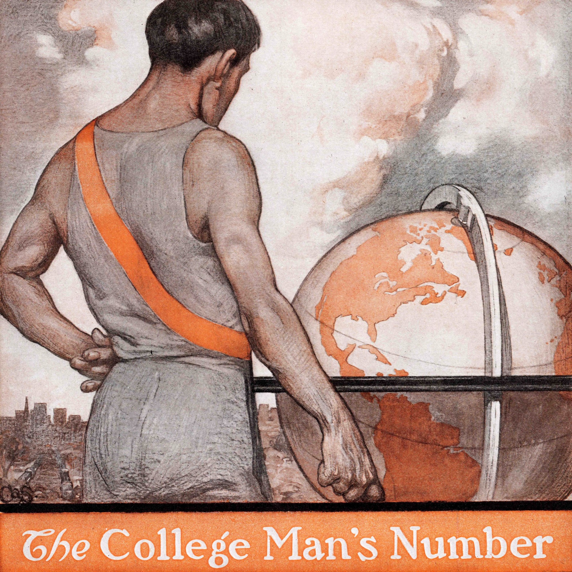 Marmont Hill College Mans Number, 1905 by Carl A. Strehlau Painting Print on Canvas