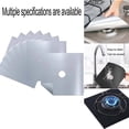 thumbnail image 1 of SSZMDLB 5Pcs Reusable Gas Stove Protector Liner, Stovetop Cover Mat, Kitchen Hob Protector, Induction Cooktop Guard, Gas Range Shield, Splash Proof Stove Cover, Heat Resistant Stove Liner, 1 of 9