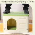 thumbnail image 2 of Pempet Plastic Cat House Waterproof Cat Shelter for Outdoor Indoor, 2 of 7