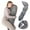 Gray, variant on Pea Body Pillow for Side Sleepers, Hugpillow Cuddle Pillows for Adults,Memory Foam Hug Pillow