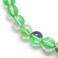 thumbnail image 3 of Moonstone Beads Strands Holographic Beads Half AB Color Plated Round Spring Green 8mm Hole: 1mm 47pcs/strand 15 inch, 3 of 3
